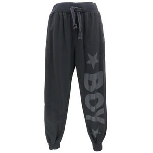 Genuine BOY London Black Duo Star Logo Jogger Sweatpants Unisex Size XS